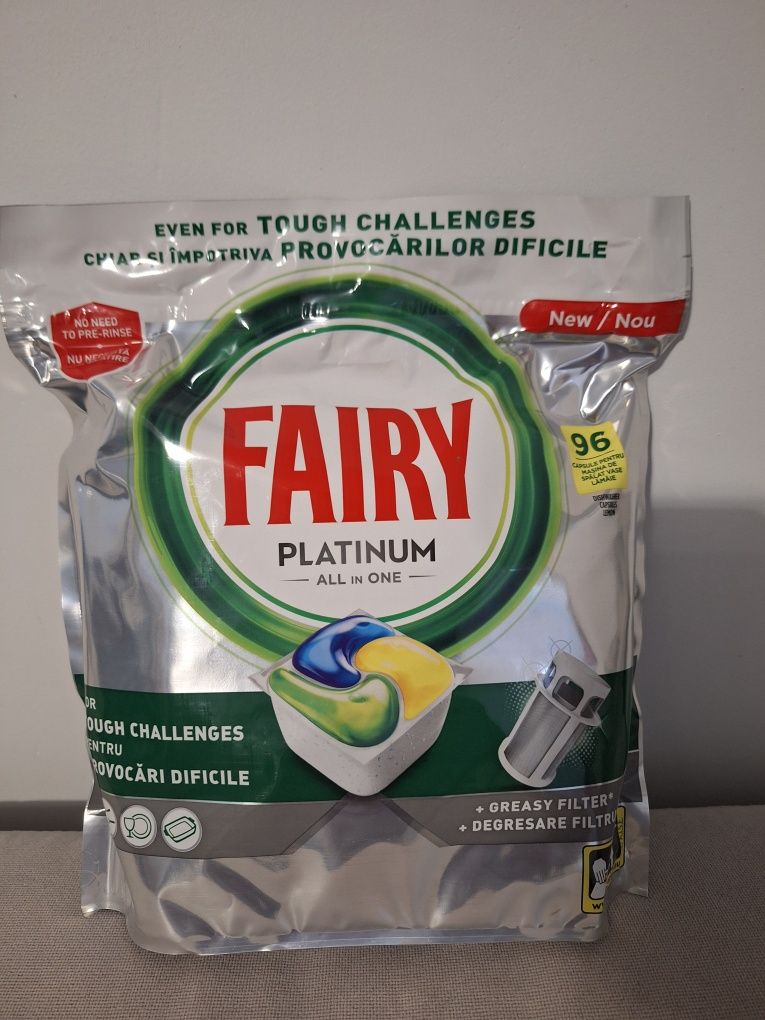 Kapsulki do zmywarki Fairy platinum all in one 96 szt