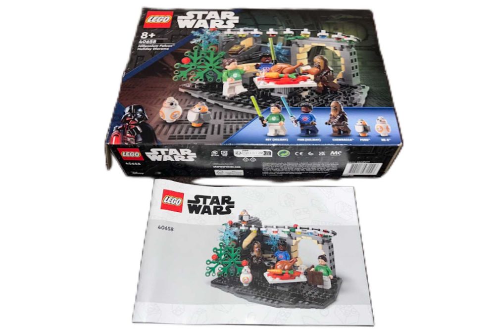 LEGO #40658 Star Wars Diorama de Natal Millennium Falcon