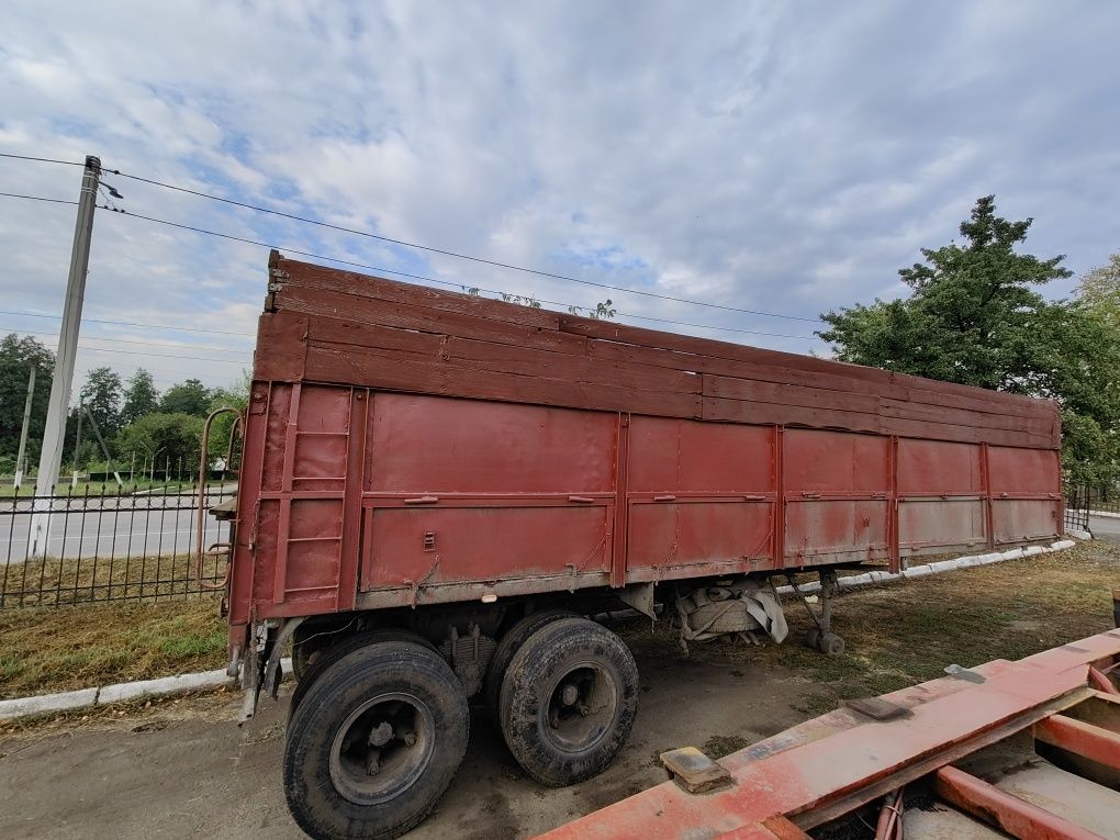 Напівпричіп бортовий КЗАП 9385