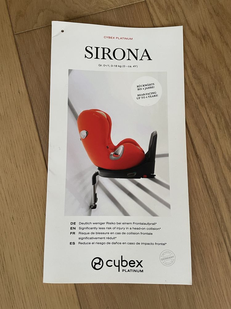 Fotelik cybex sirona obrotowy 360st.