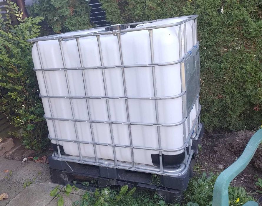 Mauser zbiornik na wodę deszczówkę do podlewania 1000 L