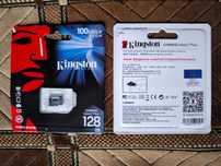 карта памяти Kingston Canvas 128 Гб