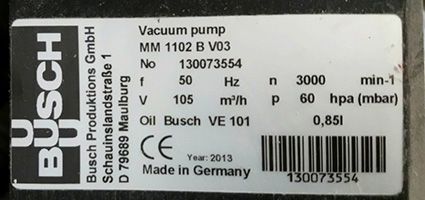 Вакуумный насос Busch Mink MM 1102 B V03