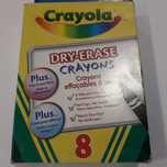 Crayola Kredki Świecowe Ścieralne  8 kolorów