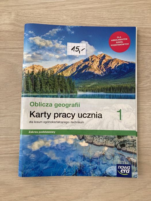 karty pracy geografia klasa 1 liceum, technikum