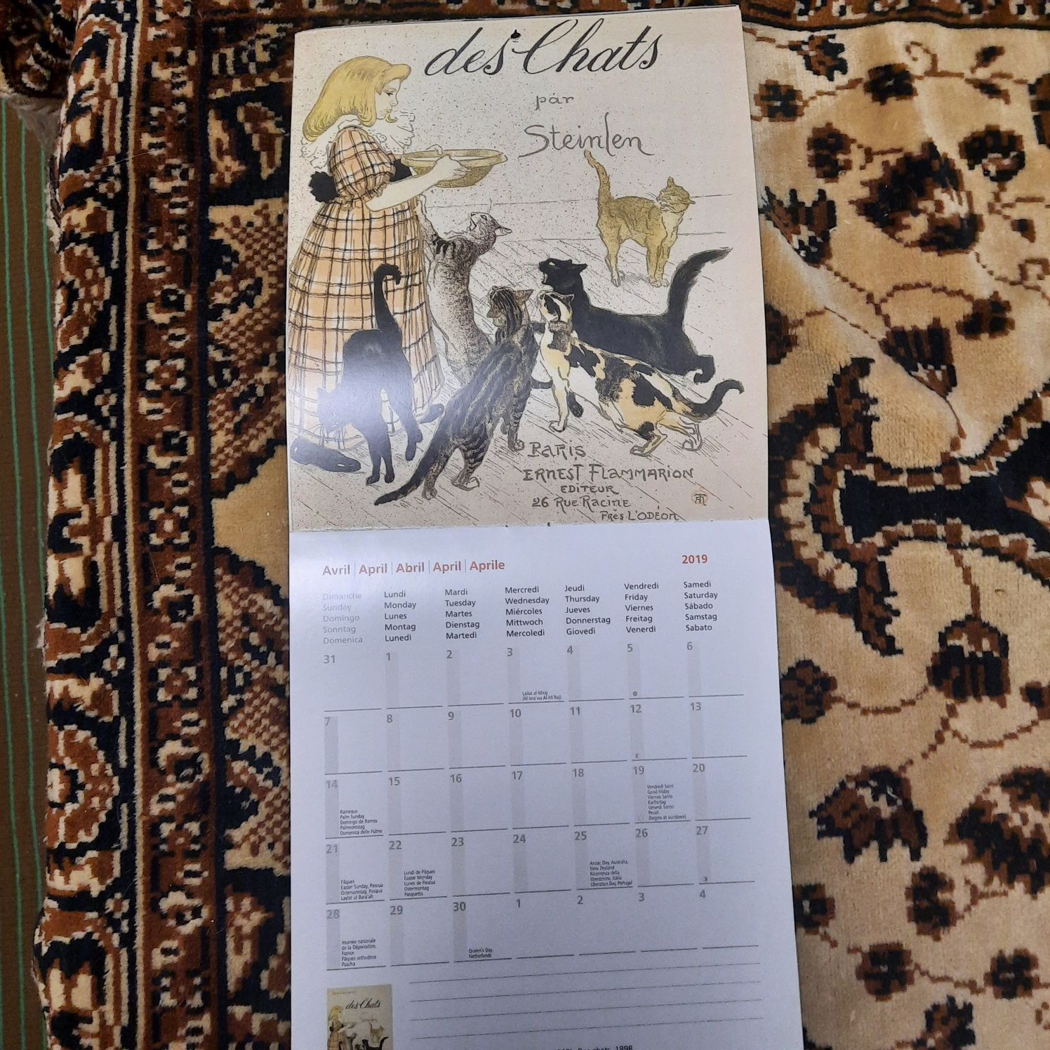 Перекидной Календарь 2019 год
Стейнлен и его кошки
Steinlen 2019