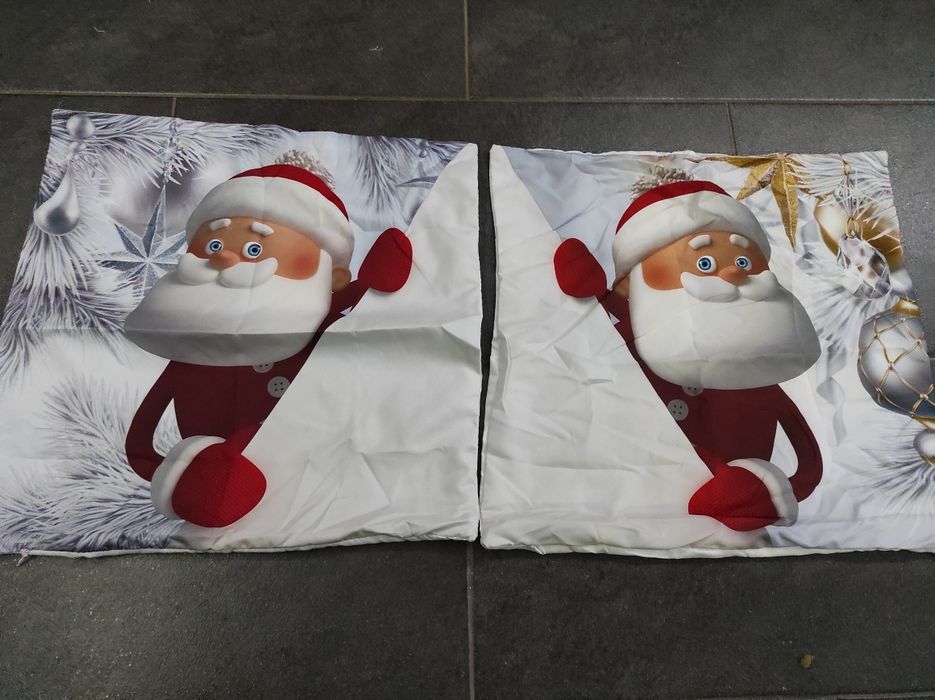 Poszewki świąteczne na poduszki 45x45, 2szt