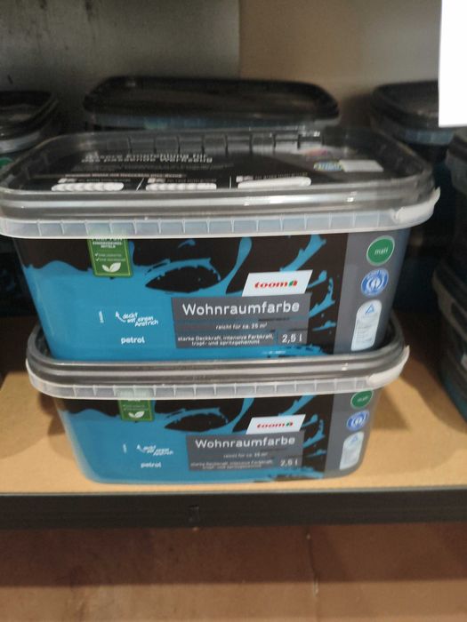 Farba Toom Wohnraumfarbe matt petrol 2,5L outlet po terminie