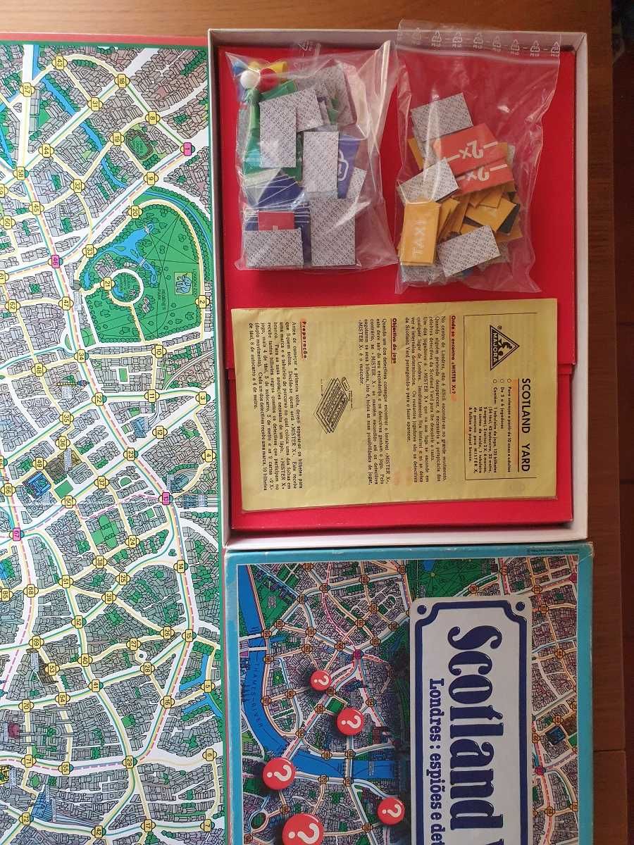 Jogo de Tabuleiro • Scotland Yard • Majora • 1986
