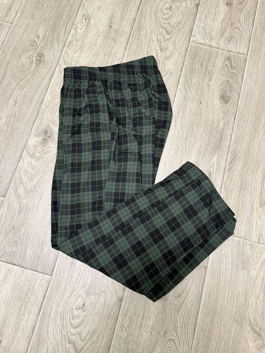 Чоловічі піжамні штани в клітинку L 2XL 3XL 100% бавовна samo