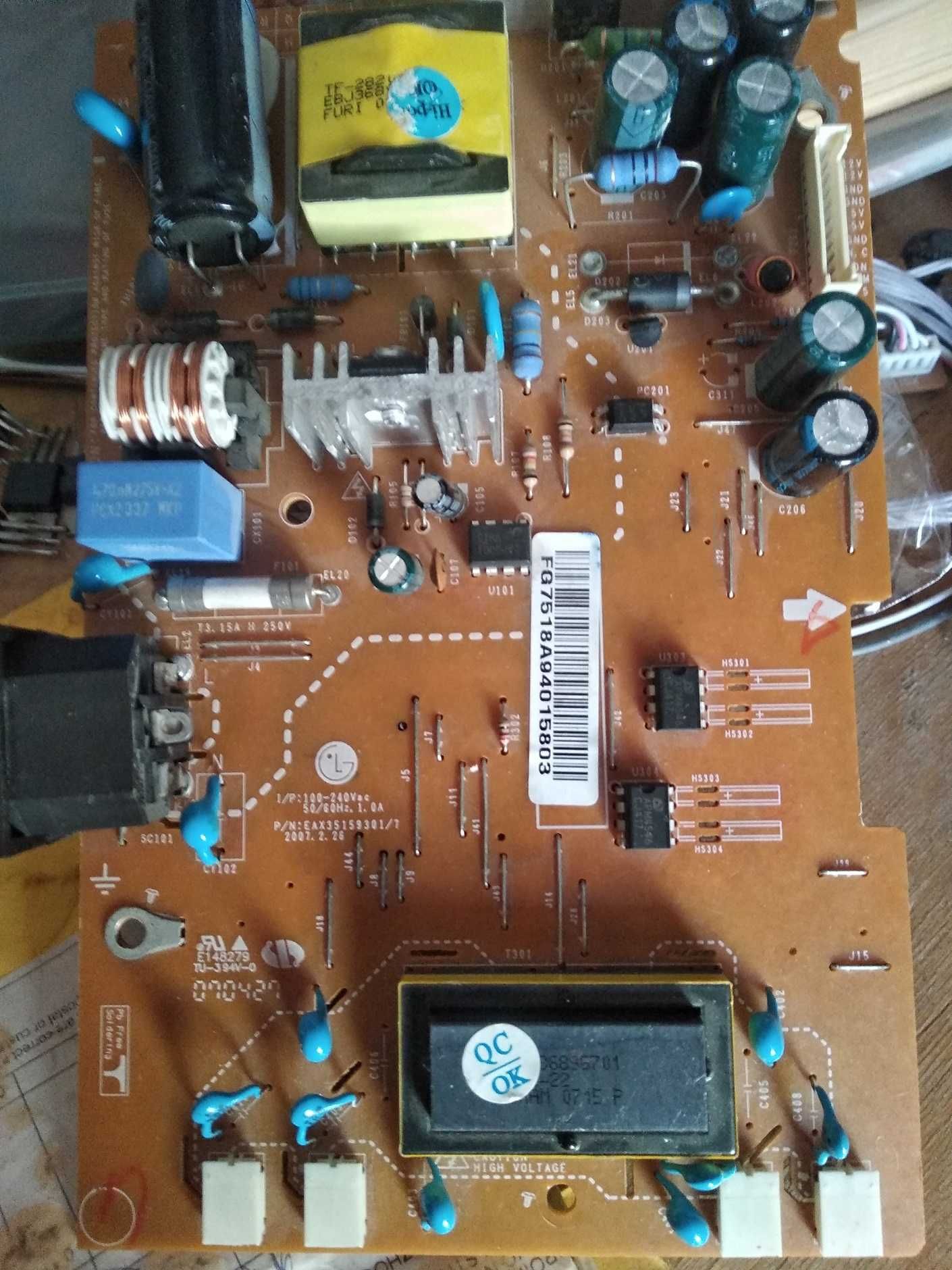 Блоки Пит LG мониторов и тв