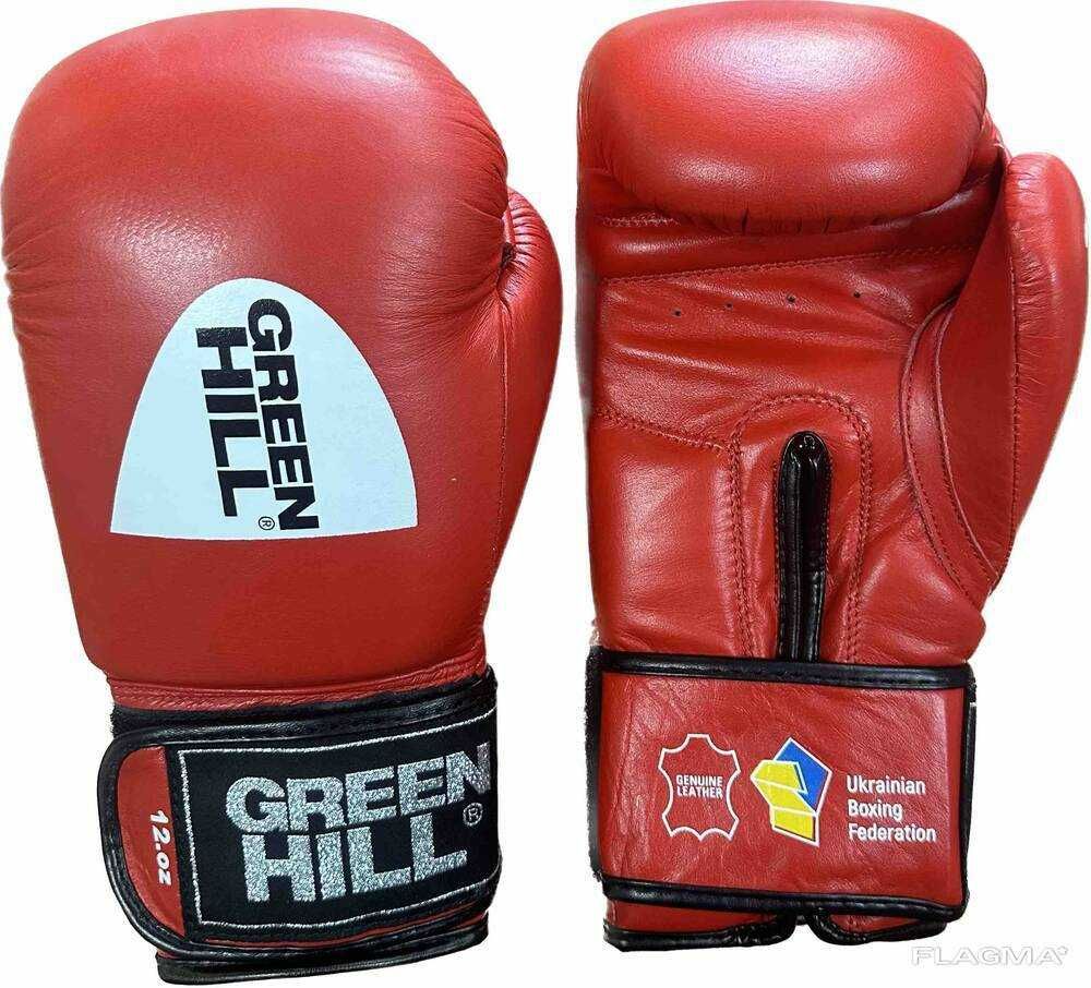 Боксерские перчатки GREEN HILL с печатью ФБУ