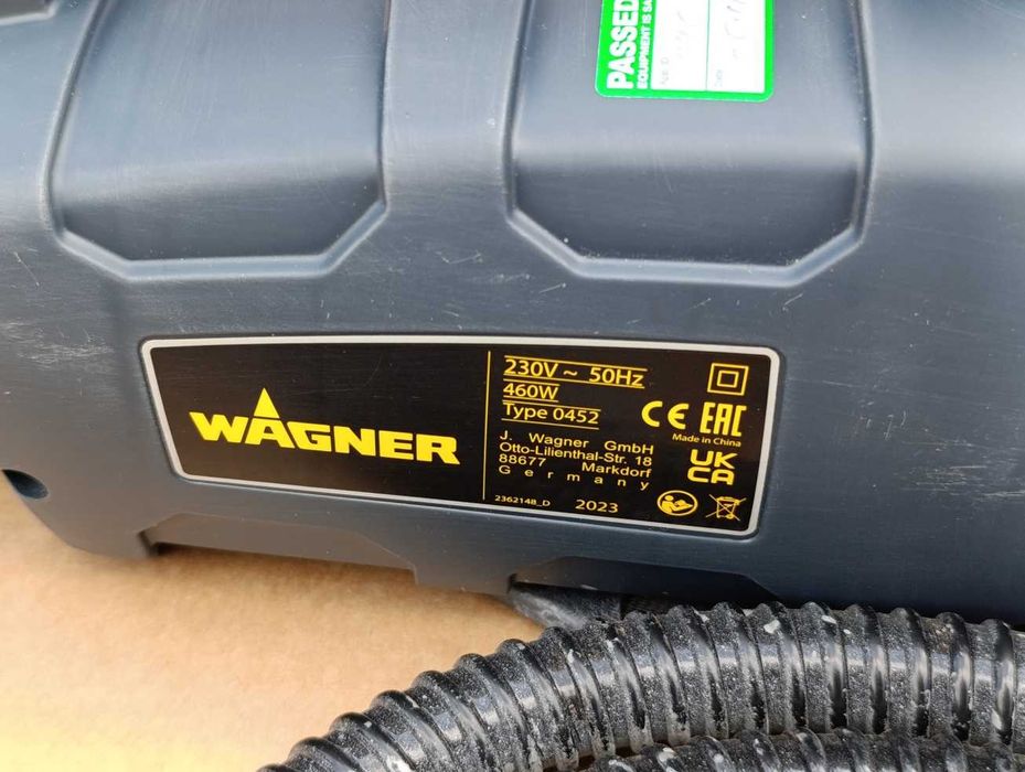 Pistolet do malowania natryskowy malarski Wagner 0452 moc 460W