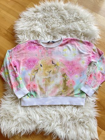 Bluza cienka królik 140 kolorowa