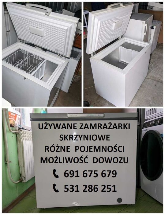 Zamrażarki - SKRZYNIOWE - gwarancja/możliwy dowóz