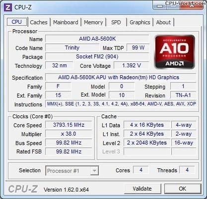 Процессор  AMD A8-5600