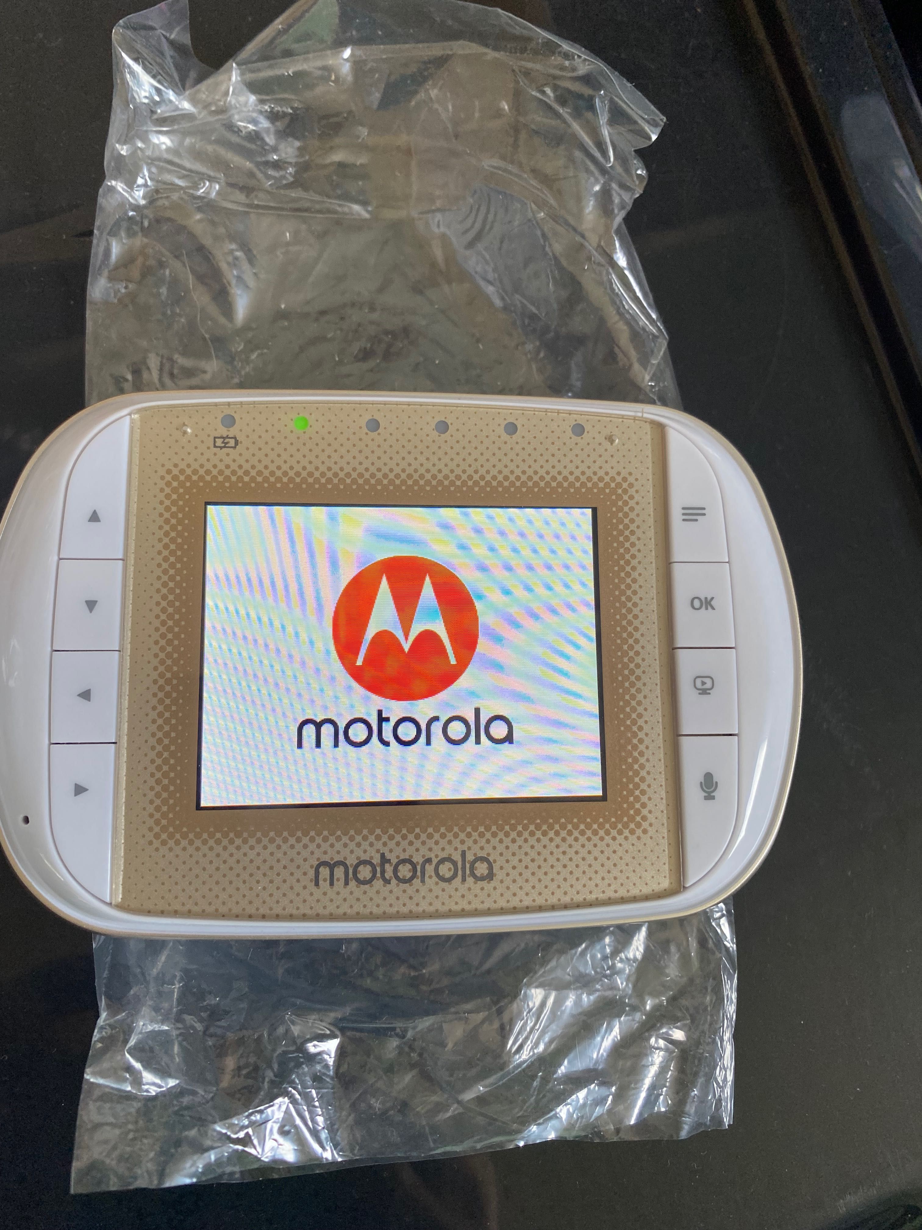 Motorola Baby MBP30A Kamera Wideo dla Niemowląt, Biała, 3"