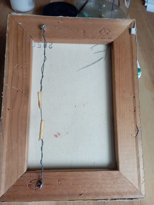 J TOLLER Sygnowany obraz olejny na płótnie