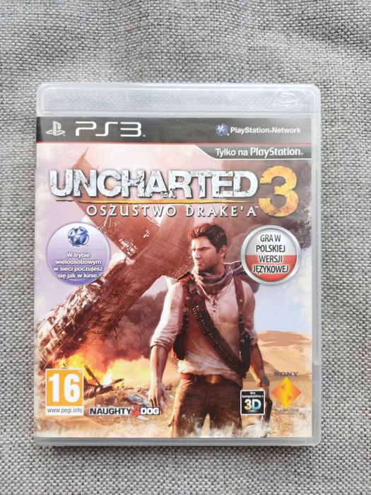 Uncharted 3: Oszustwo Drake'a PS3 polska dystrybucja, polski dubbing