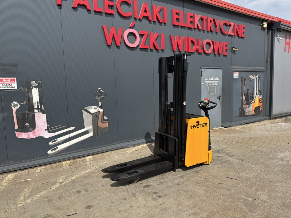 Paleciak elektryczny Hyster 450 cm 1600 kg 2013 r wózek Yale Hyster