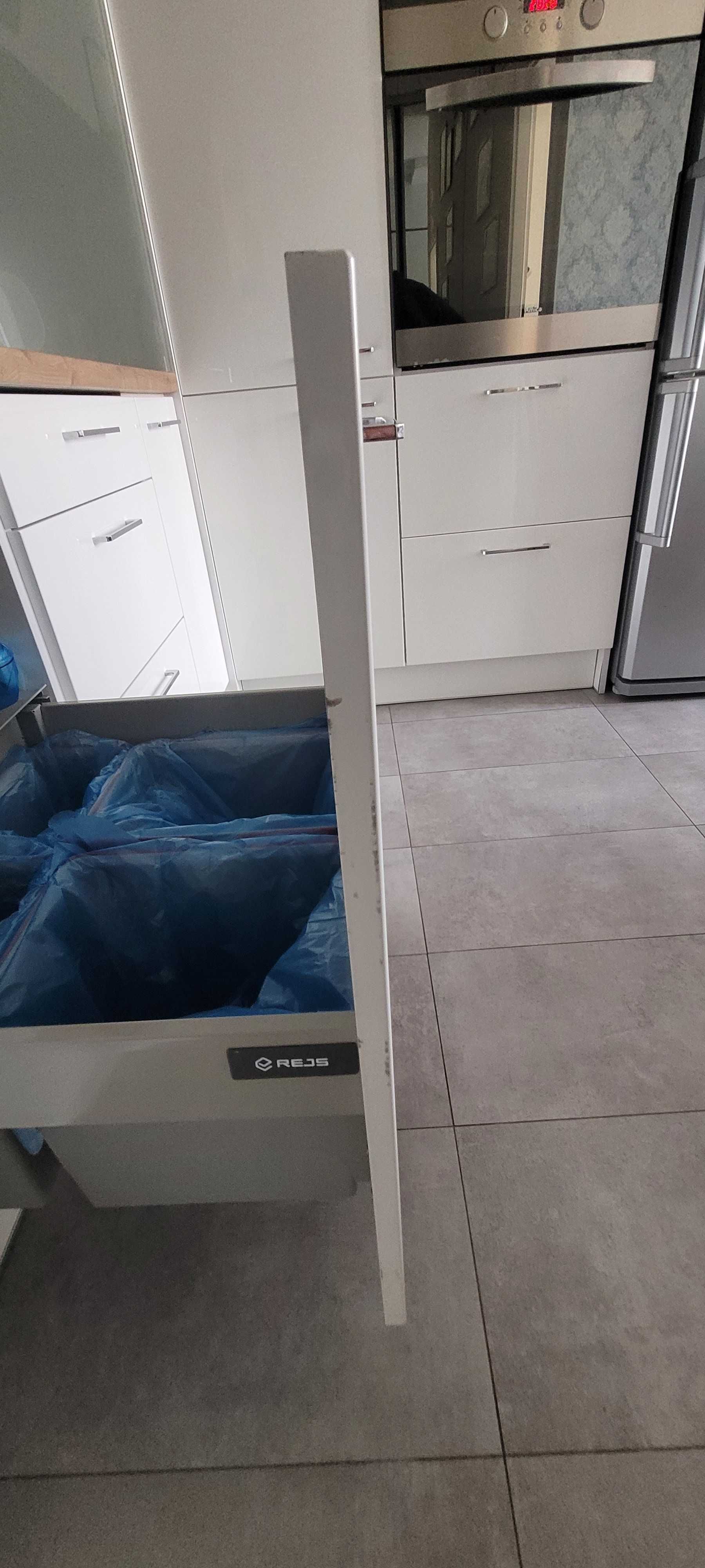 meble kuchenne lakierowane biały połysk