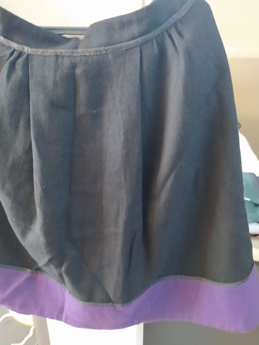 Conjunto saia + camisola gola alta/manga curta