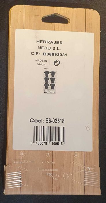 6 Puxadores Metal Dourado Nesu