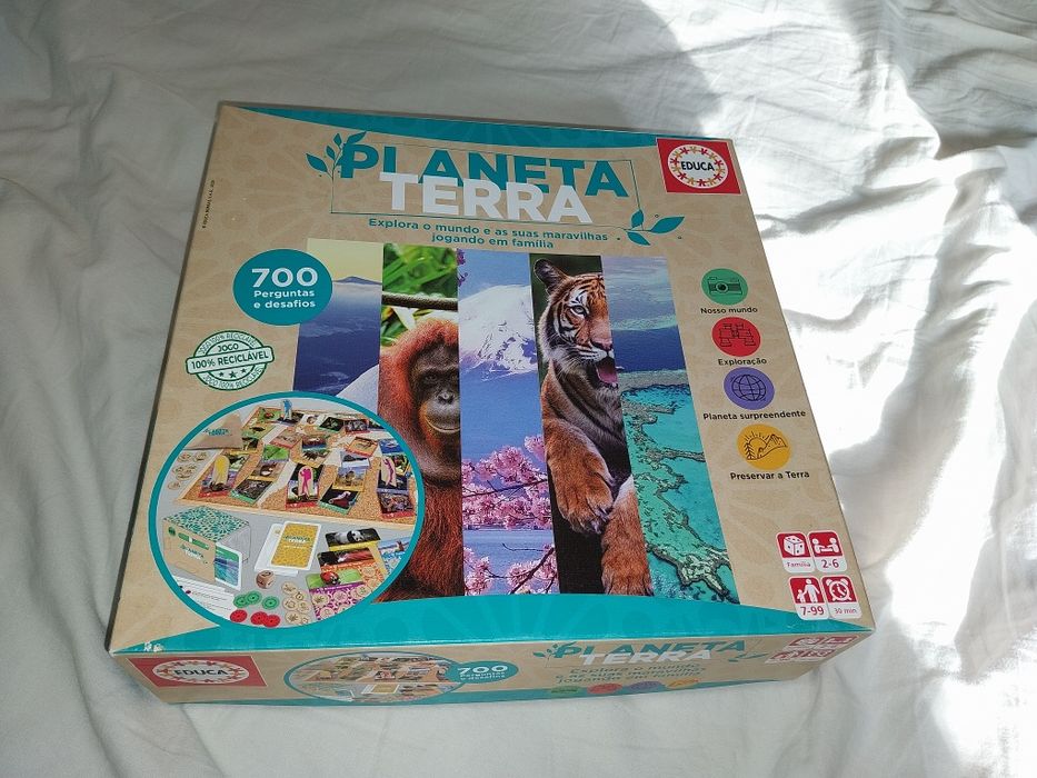 Jogo de tabuleiro: Planeta Terra