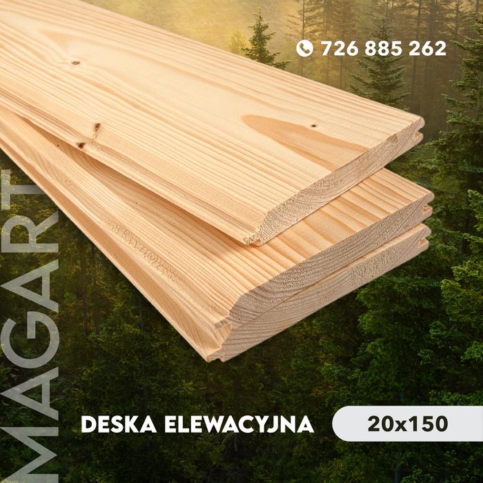 DESKA elewacyjna !!!Świerk skandynawskideska tarasowa,podbitka