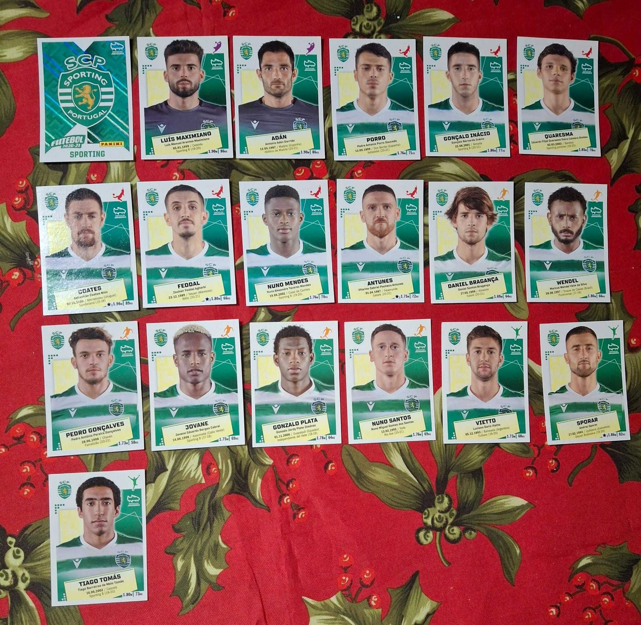 Sporting Clube de Portugal - Cromos Panini Futebol 2020-21