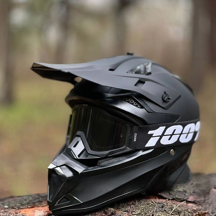 Эндуро шлем + мотоциклетные перчатки REVIT MANGROVE BLACK