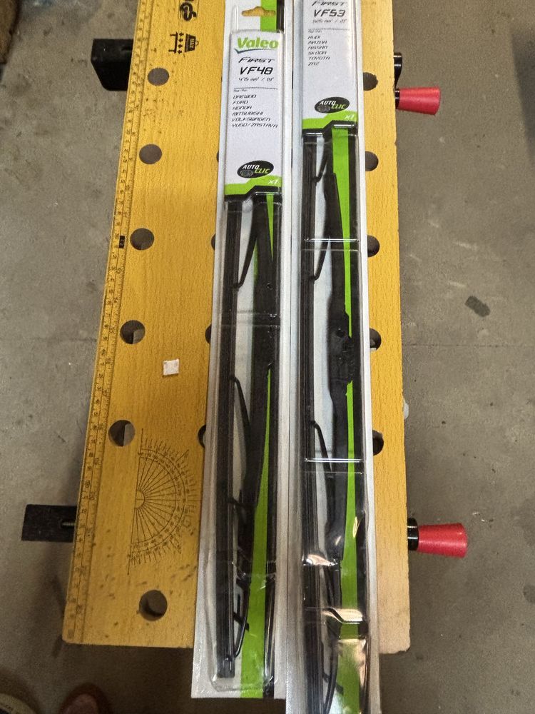 Komplet nowych wycieraczek Valeo VF53 525 mm i VF48 475 mm