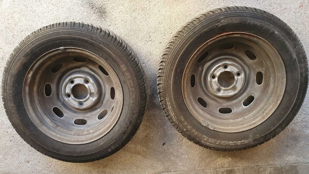 Jantes 5,5x15ET10 Kronprinz design com Pneus Kingstar 185/65/R15 88T