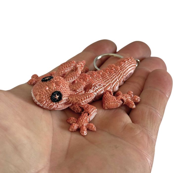 Brelok ruchomy Szydełkowy Smok, dekoracja-mini figurka-zabawka-prezent