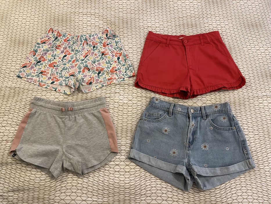 Kit roupa de verão para menina com 6/8 anos