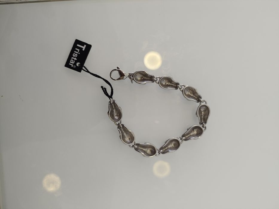 Pulseira em aço inoxidável