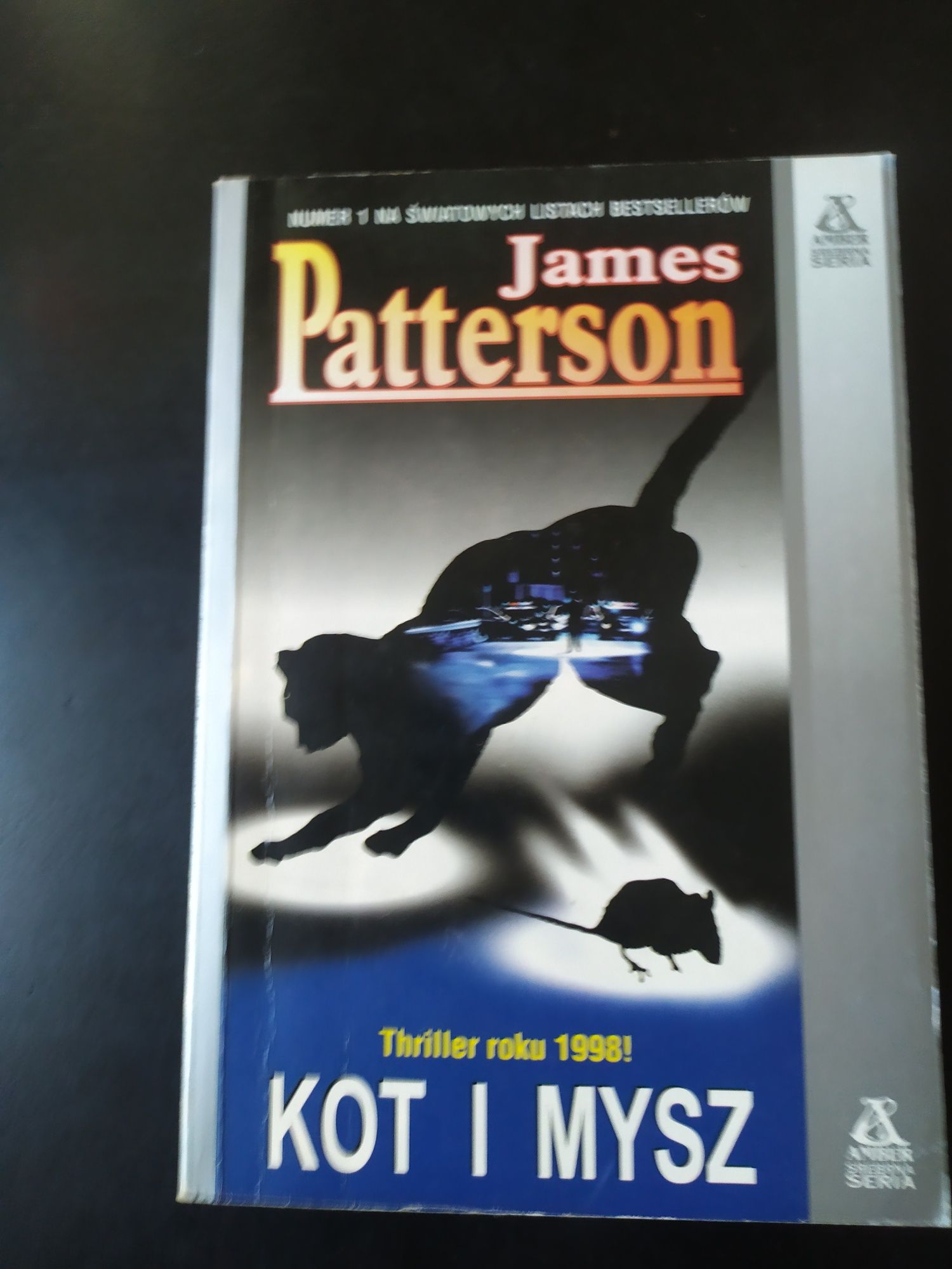 Książka, thriller, Kot i mysz - James Patterson