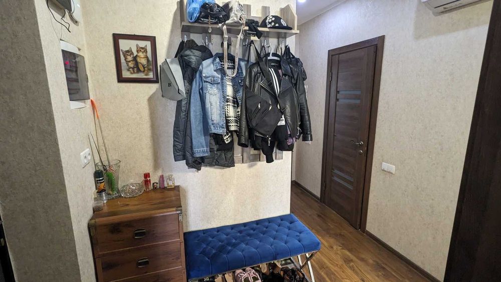 2 комнатная квартира Молодежное с хорошим ремонтом