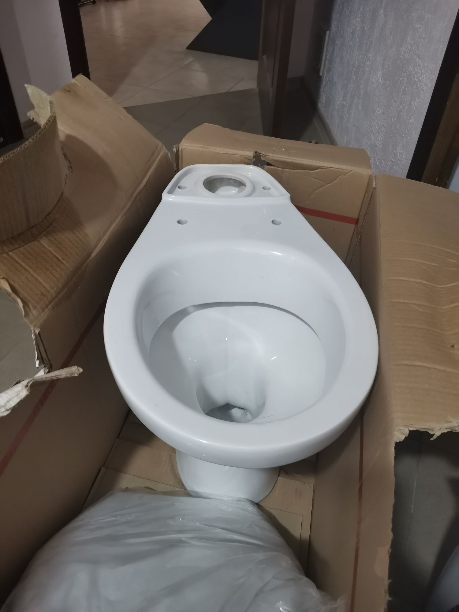 Новый унитаз туалет бачек сиденье colombo vector
