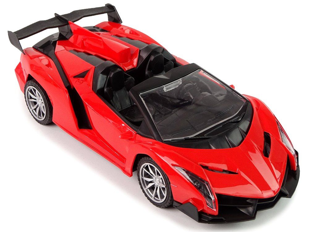 Zdalnie Sterowane Auto Sportowe R/C 1:18 Czerwone