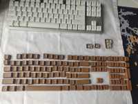 Teclas castanhas para teclado mecânico