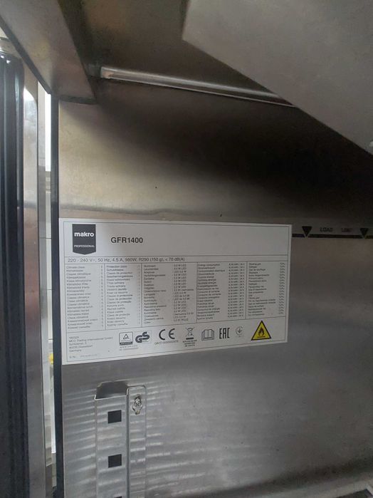 METRO Professional Congelador com duas portas GFR1400, 940 L