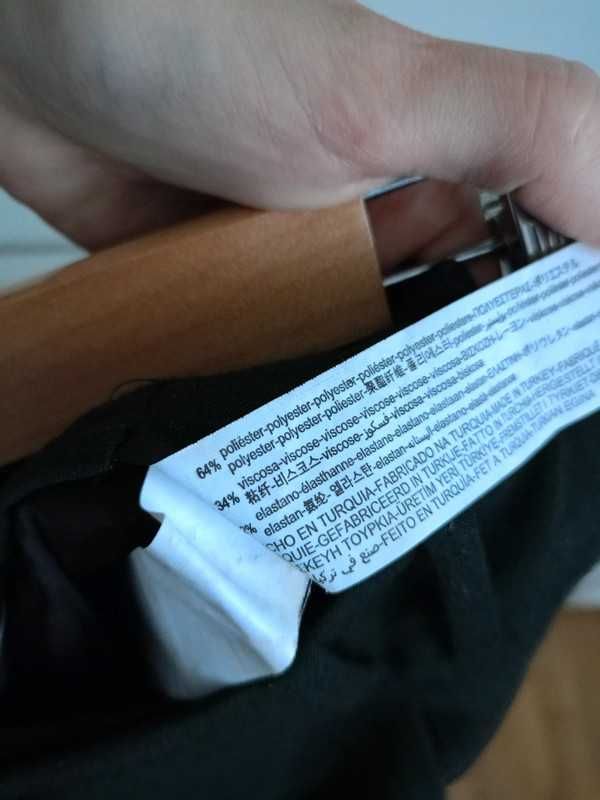 Zara eleganckie grafitowe spodnie NOWE