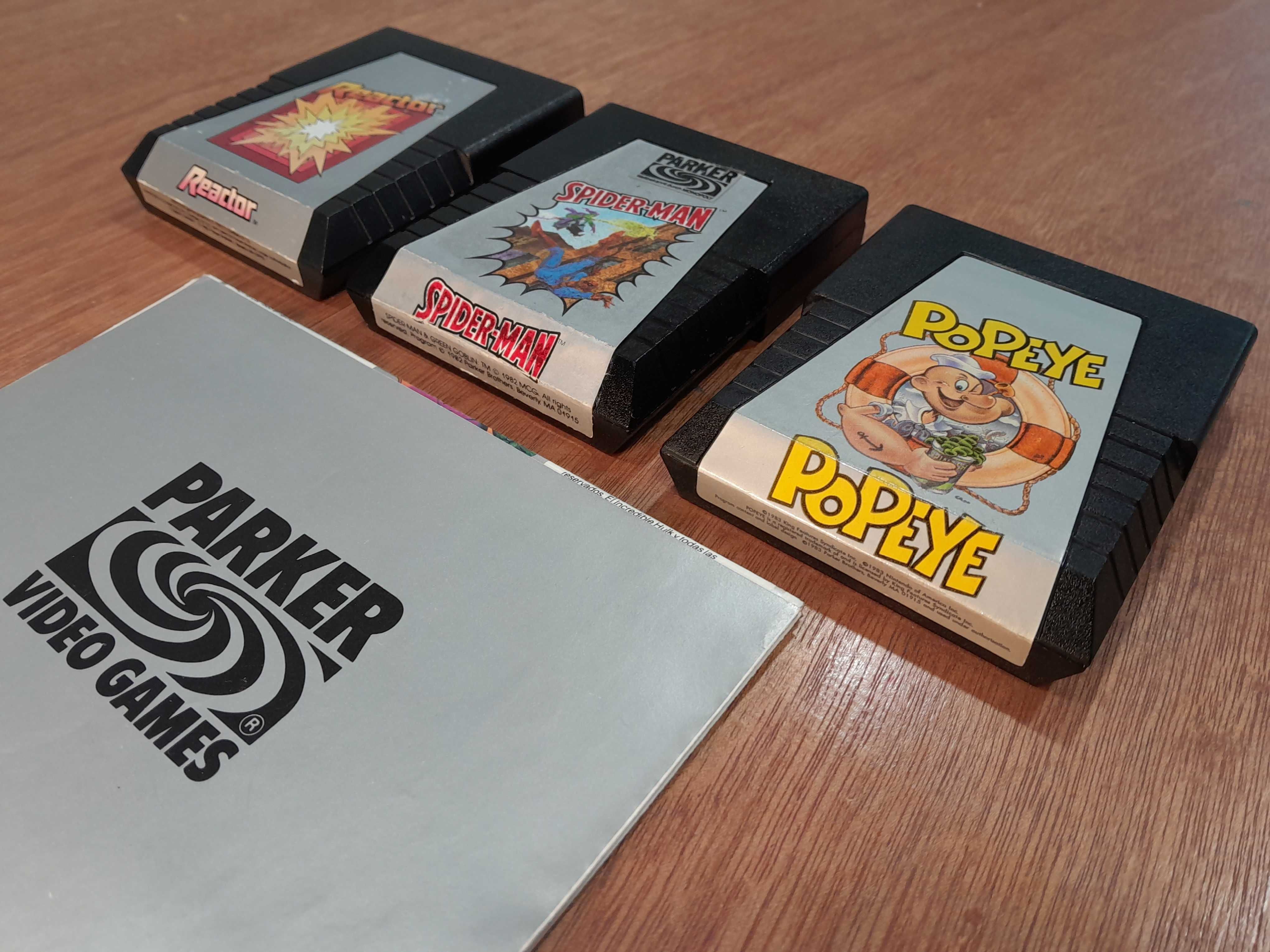 ATARI 2600 - Lote Parker Brothers - relativamente raros - TESTADOS