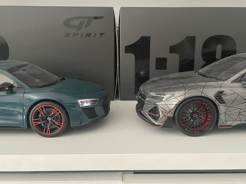 Dwa modele limitowe gt spirit / audi r8 hell /