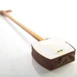 Futozao Shamisen z drewnianym plektronem Bachi
