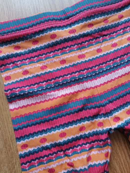 Nowe legginsy niemowlęce dla dziewczynki spodnie, 9-12 mies. 74-80