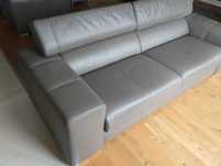 Sofa + fotel skóra naturalna używane Woodways