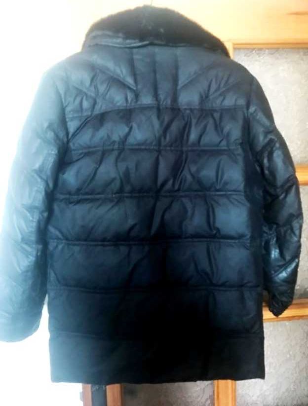 Куртка зимняя пуховик в  фирма   Heimsman  воротник   норка