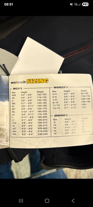 Fato Surf BodyGlove 5/4/3 com gorro NOVO!!! Tamanho MS